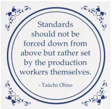 standaard standards taiichi ohno